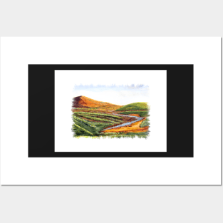 Peaceful Scenic Acrylic Art Landscapes Reproductions Posters and Art